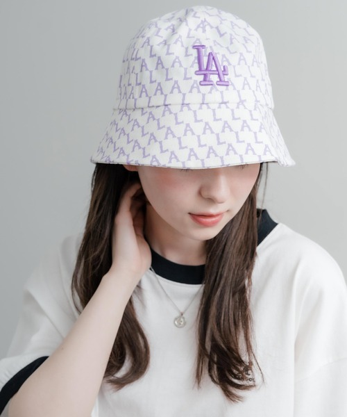 セール】MLB Korea エムエルビーコリア Monogram Pastel LA
