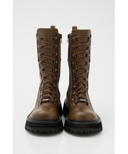 LAGUA GEM（ラグアジェム）の「BLURRED LACE UP ブーツ（ブーツ・レディース・ブラウン/ブラック・SMALL/MEDIUM/LARGE）」の11枚目の写真