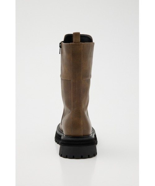 LAGUA GEM（ラグアジェム）の「BLURRED LACE UP ブーツ（ブーツ・レディース・ブラウン/ブラック・SMALL/MEDIUM/LARGE）」の9枚目の写真