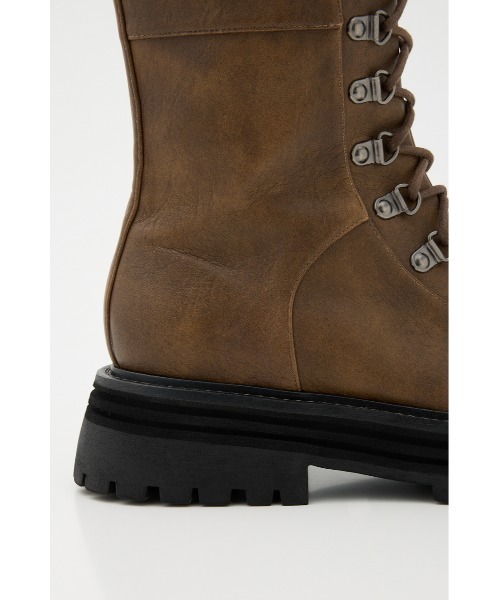 LAGUA GEM（ラグアジェム）の「BLURRED LACE UP ブーツ（ブーツ・レディース・ブラウン/ブラック・SMALL/MEDIUM/LARGE）」の8枚目の写真