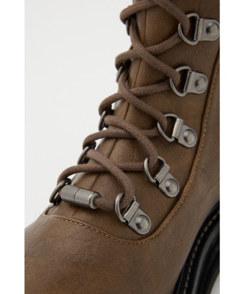 LAGUA GEM（ラグアジェム）の「BLURRED LACE UP ブーツ（ブーツ・レディース・ブラウン/ブラック・SMALL/MEDIUM/LARGE）」の5枚目の写真