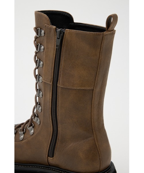 LAGUA GEM（ラグアジェム）の「BLURRED LACE UP ブーツ（ブーツ・レディース・ブラウン/ブラック・SMALL/MEDIUM/LARGE）」の4枚目の写真
