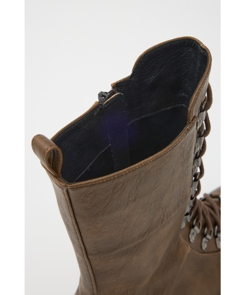 LAGUA GEM（ラグアジェム）の「BLURRED LACE UP ブーツ（ブーツ・レディース・ブラウン/ブラック・SMALL/MEDIUM/LARGE）」の3枚目の写真