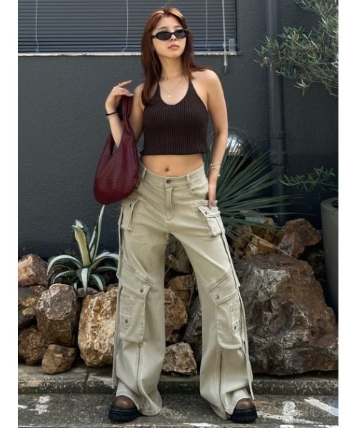 LAGUA GEM（ラグアジェム）の「BLURRED LACE UP ブーツ（ブーツ・レディース・ブラウン/ブラック・SMALL/MEDIUM/LARGE）」の16枚目の写真