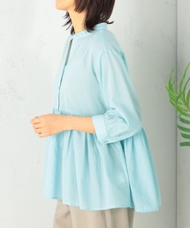 GALLORIA | ウエストギャザーペプラムブラウス(シャツ/ブラウス)