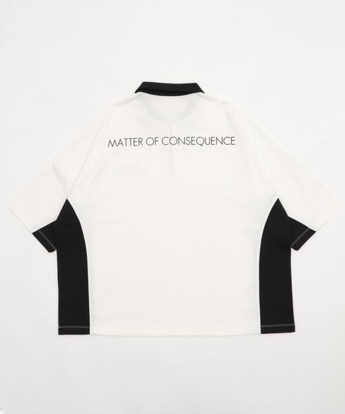 BROWNY（ブラウニー）の「BROWNY/ドルマンポンチハーフZIPT（Tシャツ/カットソー・メンズ・ホワイト/サックスブルー・MEDIUM/LARGE）」の22枚目の写真