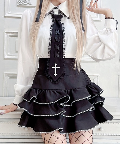 ネクタイブラウス miniministore｜ネクタイブラウス レディース ブラウス夏