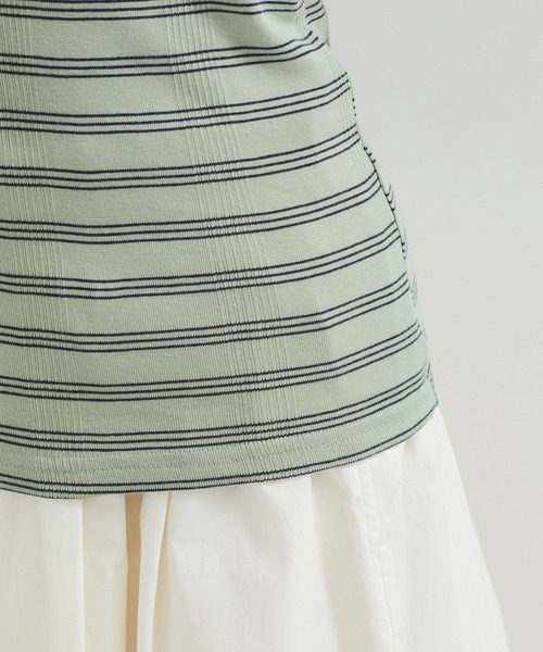 MILLER（ミラー）の「【Miller/ミラー】PANEL RIBBED HENRY TANK TOP（タンクトップ・レディース・ブラック/ライトグリーン/ピンク系その他/ブラック系その他3・FREE）」の13枚目の写真