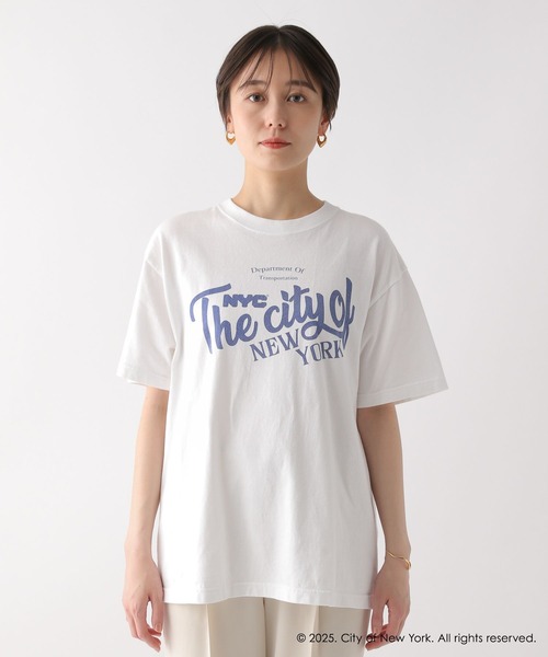 【GOOD ROCK SPEED】City of NYロゴT ホワイト GOOD ROCK SPEED/グッドロックスピード NYC ロゴT（Tシャツ
