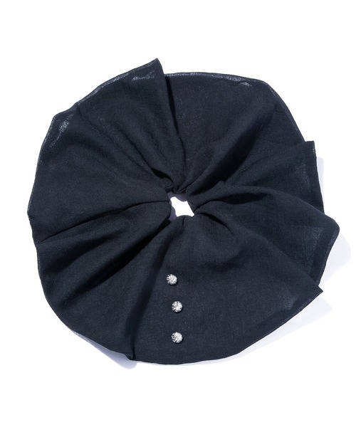 IRIS47(イリスフォーセブン)の「【IRIS 47】cherish cuffs shushu/チェリッシュ カフス シュシュ HB147 ※(シュシュ・レディース・ブラック・FREE)」の4枚目の写真