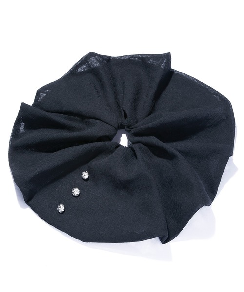 IRIS47(イリスフォーセブン)の「【IRIS 47】cherish cuffs shushu/チェリッシュ カフス シュシュ HB147 ※(シュシュ・レディース・ブラック・FREE)」の3枚目の写真