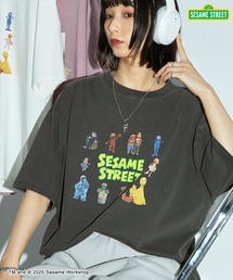 SESAME STREET（セサミストリート）の「SESAME STREET ヴィンテージ加工 オーバーサイズプリント半袖Tシャツ/セサミストリート（Tシャツ/カットソー・メンズ）」