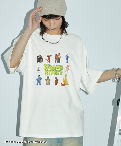 セール】SESAME STREET ヴィンテージ加工 オーバーサイズ
