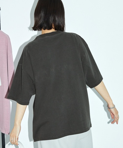SESAME STREET(セサミストリート)の「SESAME STREET ヴィンテージ加工 オーバーサイズプリント半袖Tシャツ/セサミストリート(Tシャツ/カットソー・レディース・ブラック/オフホワイト/ピンク・M/L)」の8枚目の写真