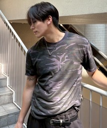 Chikashitsu +(`JVcvX)́yChikashitsu{zcamouflage round neck t-shirt / y`JVcvXzJt[WEhlbN^CgtBbgTVc(TVc/Jbg\[)