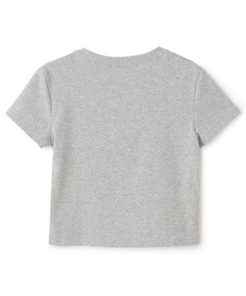 by LOVEiT（バイラビット）の「クシュクシュおリボンTシャツ（Tシャツ/カットソー・キッズ・グレー系/オフホワイト・130cm/150cm/160cm/140cm/120cm）」の4枚目の写真