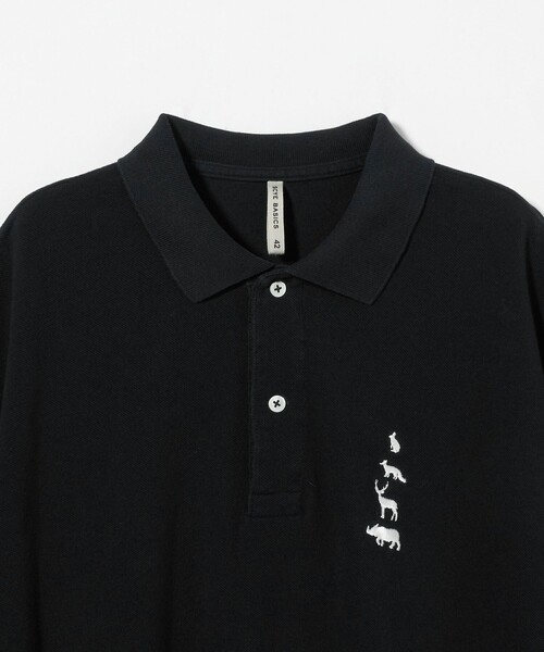 MOUNTAIN RESEARCH Animal Polo 動物刺繍　ポロシャツ Mountain Research