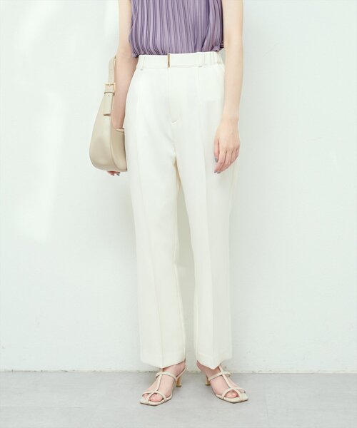 natural couture（ナチュラルクチュール）の「【osono】ハイウエスト美フレアパンツ（その他パンツ・レディース・オフホワイト/サックスブルー/ベージュ・LARGE/MEDIUM/SMALL）」の13枚目の写真