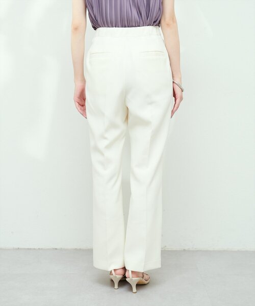 natural couture（ナチュラルクチュール）の「【osono】ハイウエスト美フレアパンツ（その他パンツ・レディース・オフホワイト/サックスブルー/ベージュ・LARGE/MEDIUM/SMALL）」の5枚目の写真