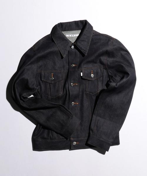 MONKEY TIME(モンキータイム)の「<WVM> DENIM JACKET/ジャケット(デニムジャケット・メンズ・ネイビー・LARGE/MEDIUM)」の1枚目の写真