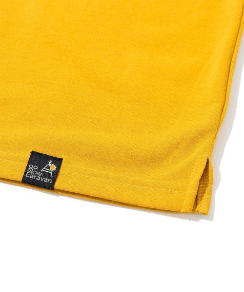 go slow caravan(ゴースローキャラバン)の「Drymix バーベルクマ BIG TEE(Tシャツ/カットソー・メンズ・セージグリーン/マスタード/ネイビー・MEDIUM/LARGE/X-LARGE)」の7枚目の写真