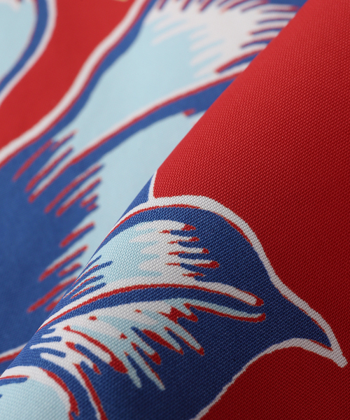 SUN SURF（サンサーフ）の「SUN SURF / サンサーフ ISLAND FLOWER CHAIN（シャツ/ブラウス・メンズ・レッド・MEDIUM/LARGE/X-LARGE）」の6枚目の写真