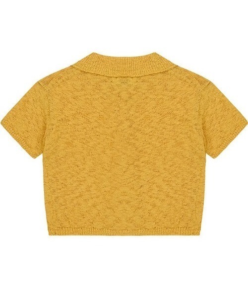muahmuah（ムーアムーア）の「A'GEM/9 × .kom 『muah muah/ムーアムーア』slub collar knit cardigan/スラブカラー ニットカーディガン（カーディガン/ボレロ・レディース・チャコールグレー/マスタード/アイボリー・FREE）」の19枚目の写真