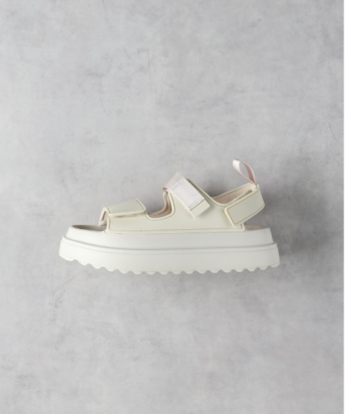 Right-on（ライトオン）の「厚底ストラップサンダル（サンダル・レディース・ブラック/ホワイト・M/L/S）」の8枚目の写真