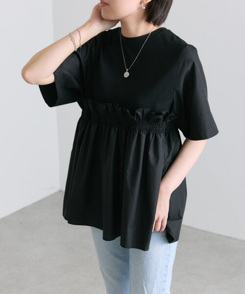 フリルTシャツ【SUM1 STYLE（スミスタイル)】 | ear PAPILLONNER