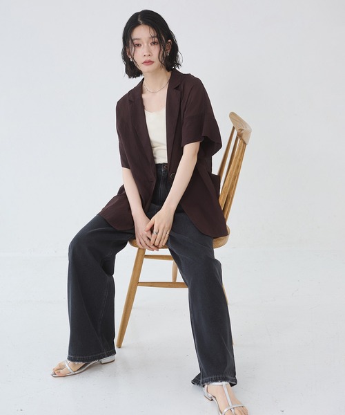 本日割引！HUNCH 半袖 シアージャケット シアーシャツ 夏 本日割引！HUNCH 半袖 シアージャケット シアーシャツ 夏 - メルカリ