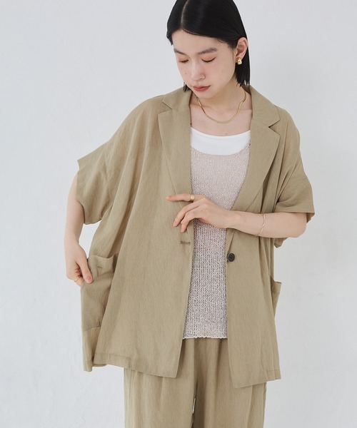 本日割引！HUNCH 半袖 シアージャケット シアーシャツ 夏 本日割引！HUNCH 半袖 シアージャケット シアーシャツ 夏 - メルカリ