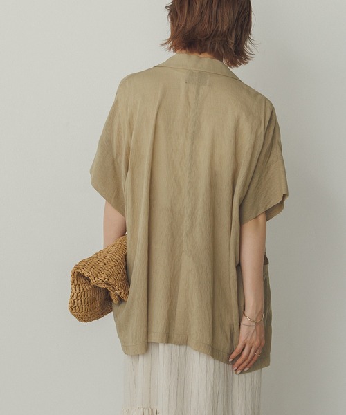 本日割引！HUNCH 半袖 シアージャケット シアーシャツ 夏 本日割引！HUNCH 半袖 シアージャケット シアーシャツ 夏 - メルカリ
