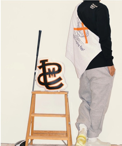 Fortune Island Golf(フォーチューンアイランドゴルフ)の「【Fortune Island Golf/フォーチューンアイランドゴルフ】ORIGINAL LOGO MOCKNECK L/S ゴルフ モックネック ロンT 肩ブランドロゴ刺繍(Tシャツ/カットソー・メンズ・ホワイト/ブラック・MEDIUM/LARGE/X-LARGE)」の1枚目の写真
