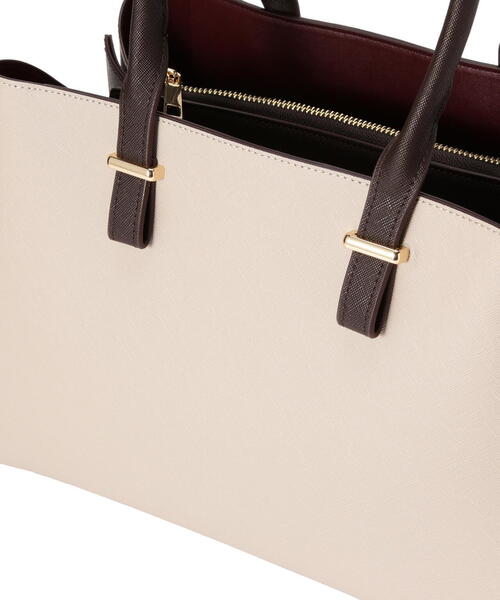 NATURAL BEAUTY BASIC(ナチュラルビューティーベーシック)の「◇トラペーズクラッシートート(トートバッグ・レディース・ブラック/ホワイト系その他・フリ-)」の5枚目の写真