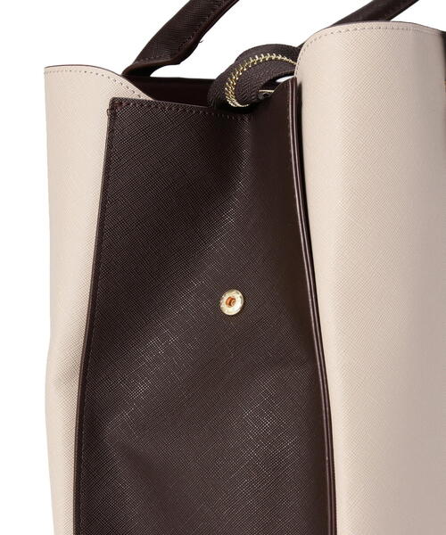 NATURAL BEAUTY BASIC(ナチュラルビューティーベーシック)の「◇トラペーズクラッシートート(トートバッグ・レディース・ブラック/ホワイト系その他・フリ-)」の8枚目の写真