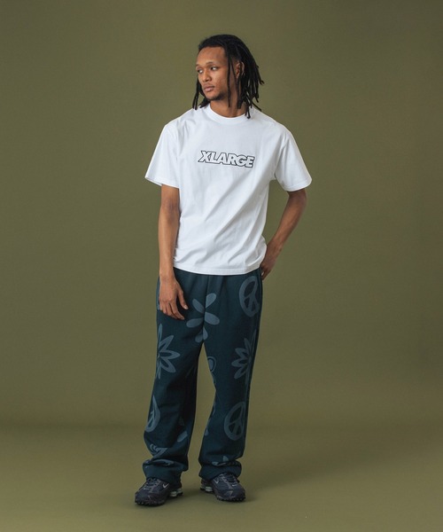 XLARGE（エクストララージ）の「PEACE SWEAT PANTS（スウェットパンツ・メンズ・ブラック/グリーン/ベージュ・S/M/L/XL）」の15枚目の写真