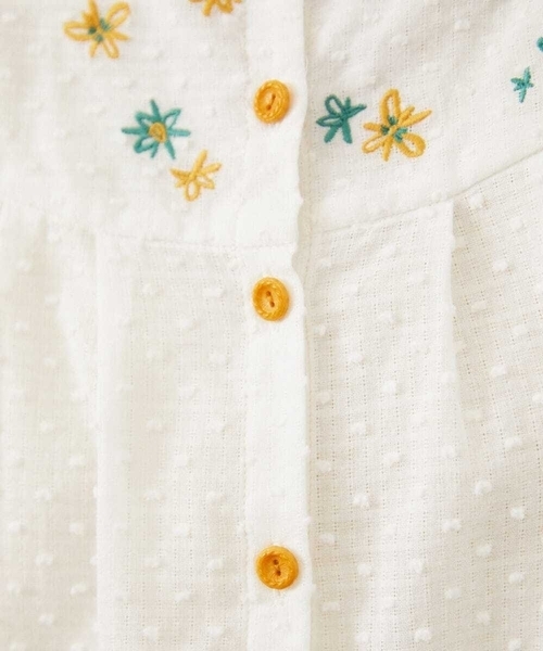 Nadar entre flores フラワー刺繍ブラウス（シャツ/ブラウス