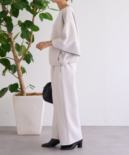 BEARDSLEY（ビアズリー）の「リップルダンボールプルオーバー（Tシャツ/カットソー・レディース・ブラック/ライトグレー・FREE）」の20枚目の写真