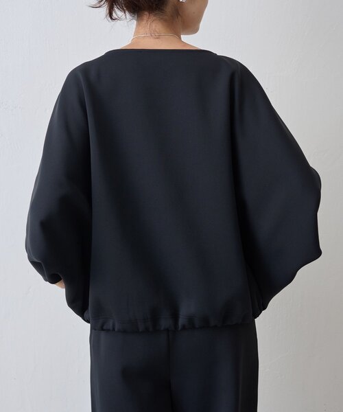 BEARDSLEY（ビアズリー）の「リップルダンボールプルオーバー（Tシャツ/カットソー・レディース・ブラック/ライトグレー・FREE）」の10枚目の写真