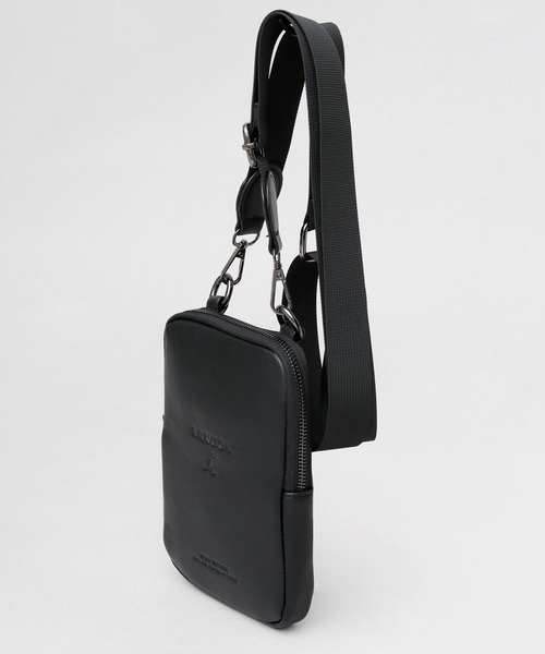 KANGOL（カンゴール）の「レザー調 マルチ スマホショルダーバッグ（ショルダーバッグ・メンズ・ブラック・FREE）」の20枚目の写真