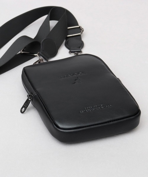 KANGOL（カンゴール）の「レザー調 マルチ スマホショルダーバッグ（ショルダーバッグ・メンズ・ブラック・FREE）」の22枚目の写真