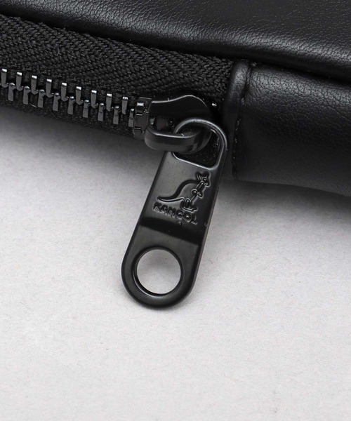 KANGOL（カンゴール）の「レザー調 マルチ スマホショルダーバッグ（ショルダーバッグ・メンズ・ブラック・FREE）」の12枚目の写真