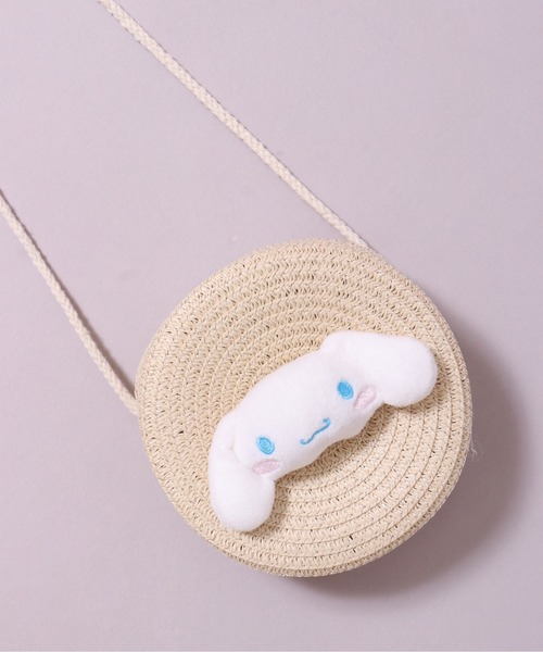 セール】(SK)【sanrio】ストロー素材 ラウンド型 ミニ