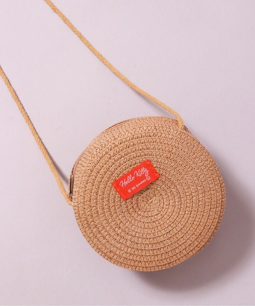 sanrio(サンリオ)の「(SK)【sanrio】ストロー素材 ラウンド型 ミニ ショルダーバッグ(ショルダーバッグ・レディース・ベージュ系4/ベージュ系2/ベージュ系1/ベージュ系3・ONE SIZE)」の5枚目の写真