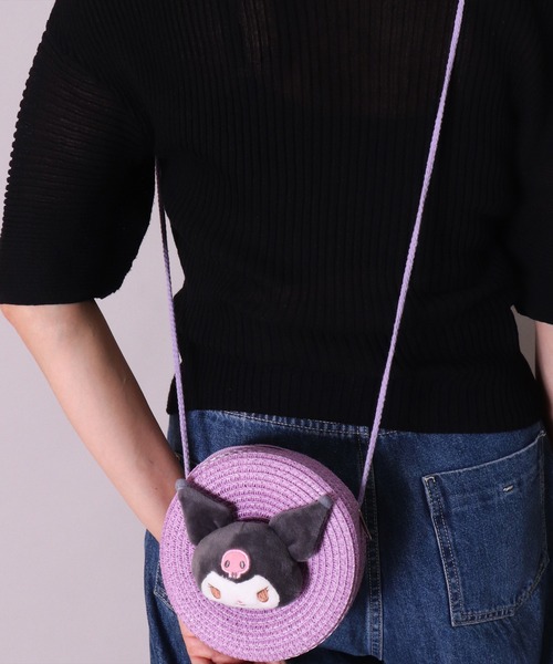 sanrio(サンリオ)の「(SK)【sanrio】ストロー素材 ラウンド型 ミニ ショルダーバッグ(ショルダーバッグ・レディース・ベージュ系4/ベージュ系2/ベージュ系1/ベージュ系3・ONE SIZE)」の6枚目の写真
