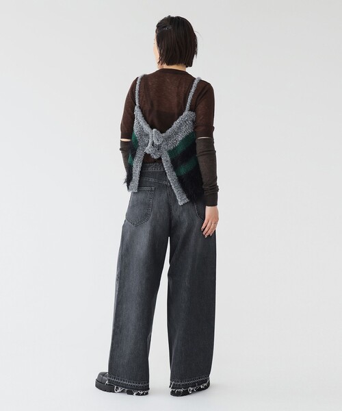 maturely（マチュアリー）の「【1/15再値下げ】maturely / スリーヤーン キャミソール（ニット/セーター・レディース・ピンク/グリーン・ONE SIZE）」の16枚目の写真