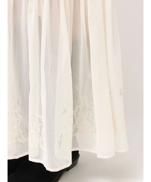 Ungrid（アングリッド）の「エンブロイダリーシアーデザインスカート（スカート・レディース・その他1/グリーン/オフホワイト・FREE）」の20枚目の写真