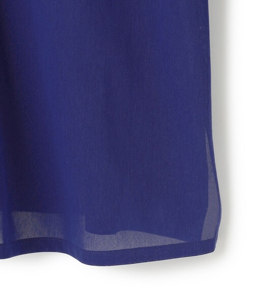 セール】【Oggi9月号掲載/洗える】クリアトリコットジャージー フリル