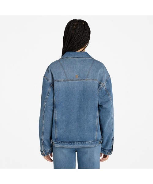 Timberland(ティンバーランド)の「デニム アーカイブ インシュレーテッド ジャケット レディース(デニムジャケット・レディース・ブルー・LARGE/MEDIUM/SMALL/X-LARGE)」の5枚目の写真