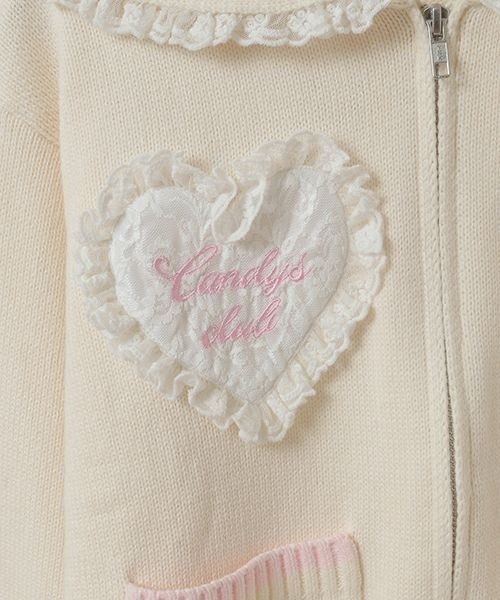 Candy Stripper（キャンディストリッパー）の「CANDY CLUB SAILOR KNIT ブルゾン（ブルゾン・レディース・アイボリー/ライトブルー/グレー・FREE）」の21枚目の写真